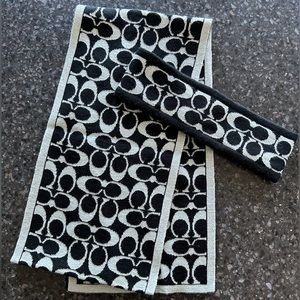 Coach Scarf & Headband